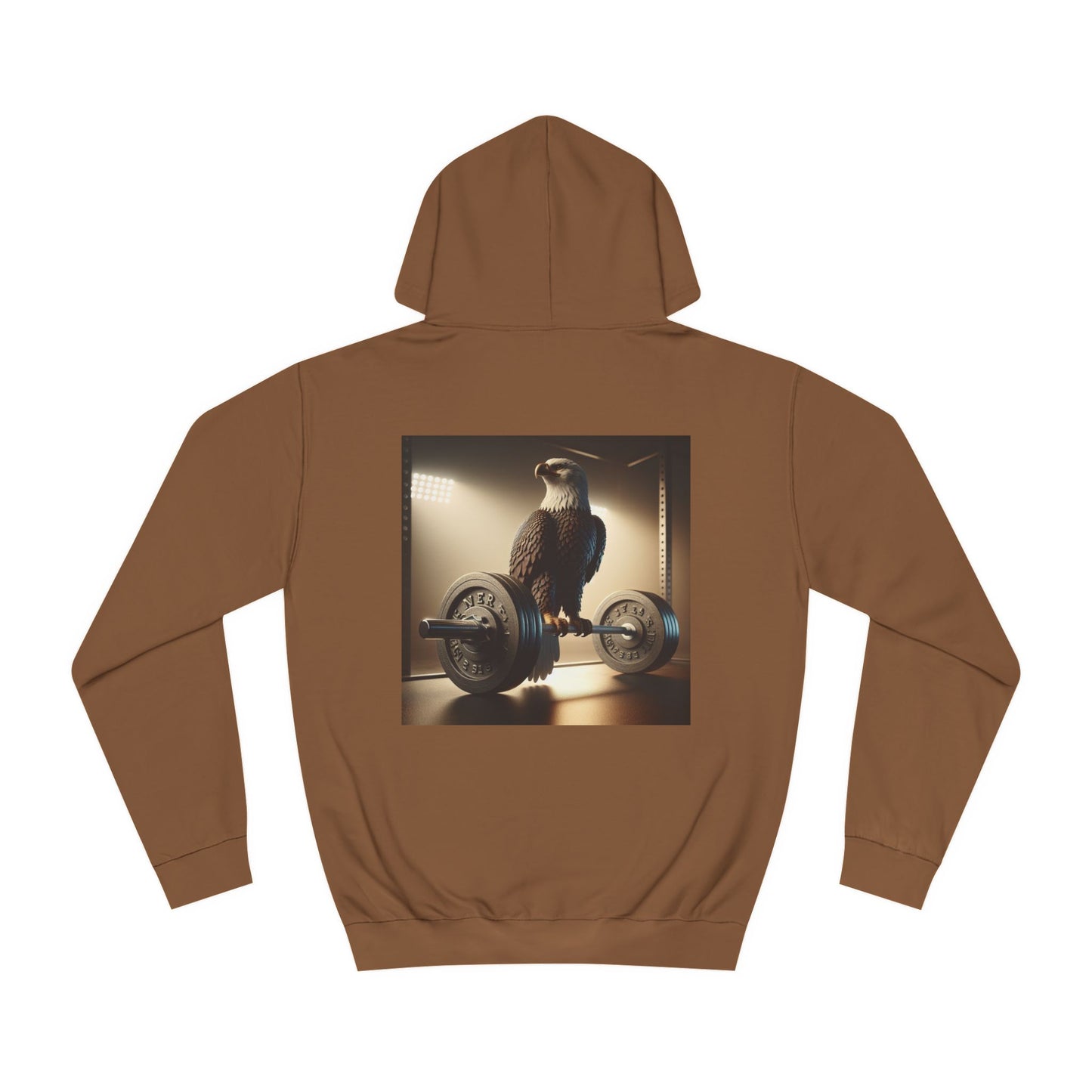 Sports Hoodie "Barbell Eagle" Print