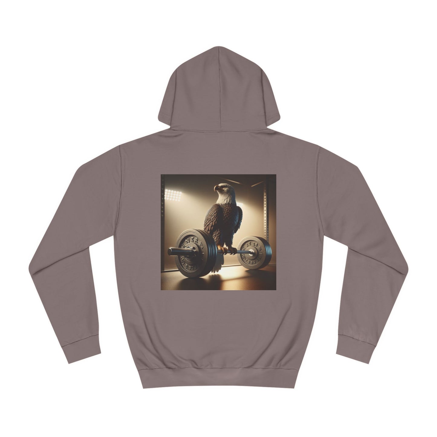 Sports Hoodie "Barbell Eagle" Print