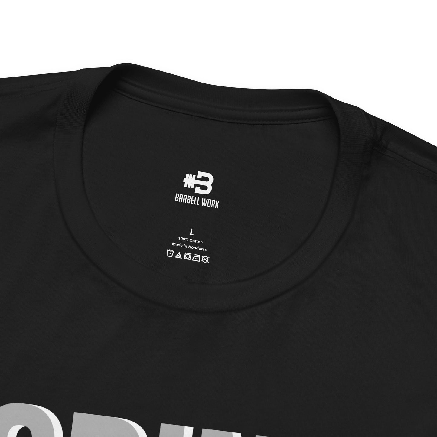 Short Sleeve T-shirt "Grind Now Shine Later" Print
