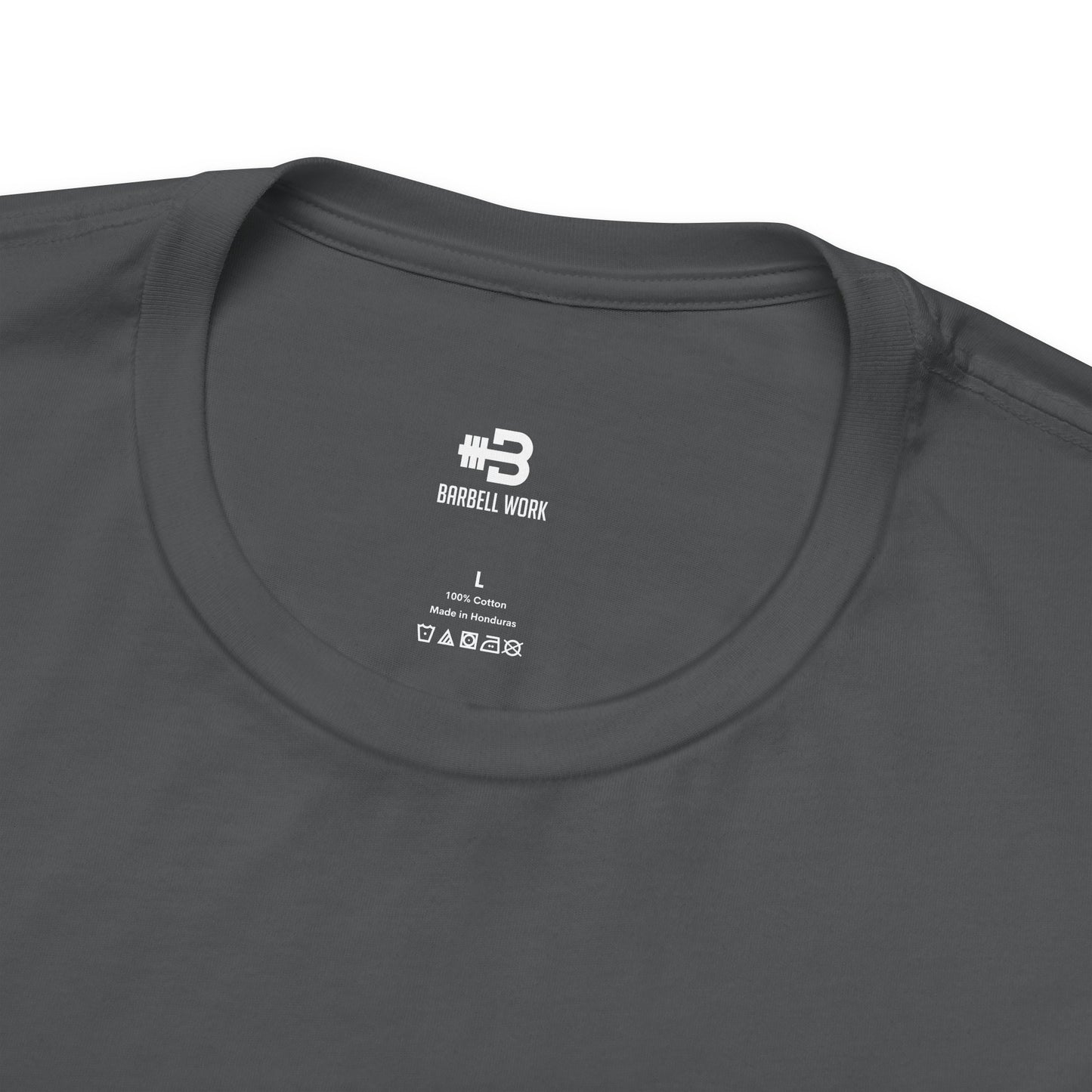 Short Sleeve T-shirt "Disciplined, Determined, Dedicated" Print
