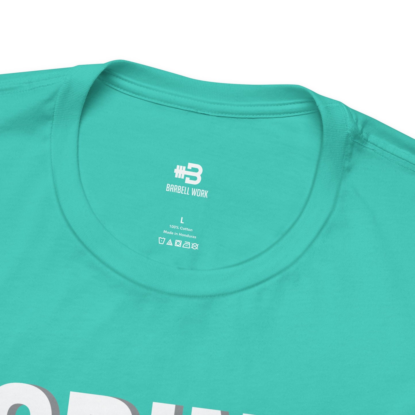 Short Sleeve T-shirt "Grind Now Shine Later" Print