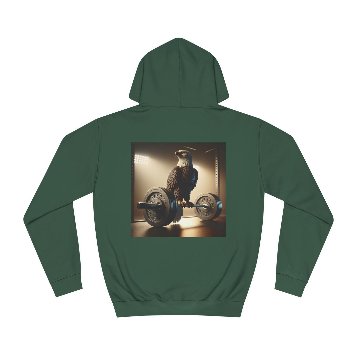 Sports Hoodie "Barbell Eagle" Print
