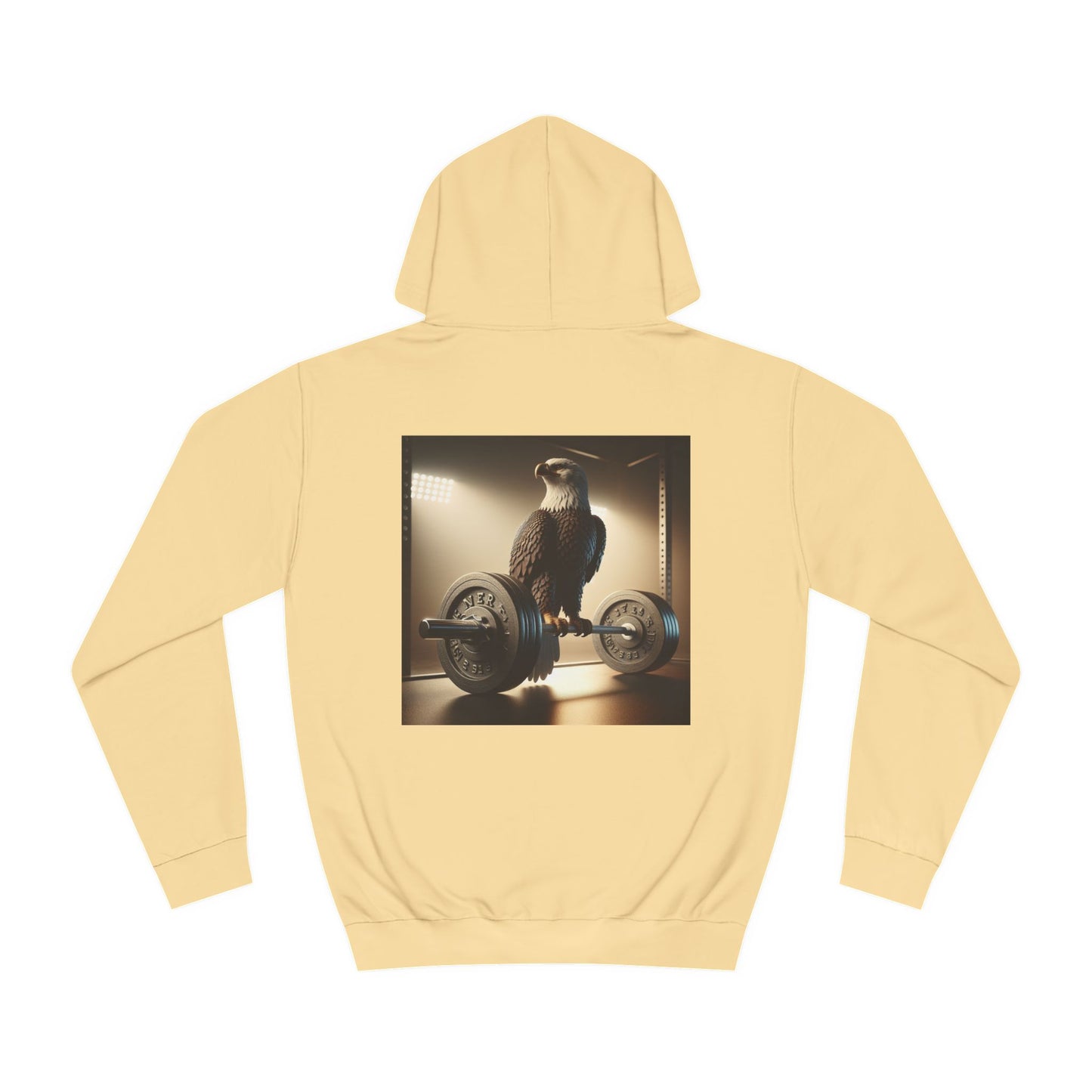 Sports Hoodie "Barbell Eagle" Print