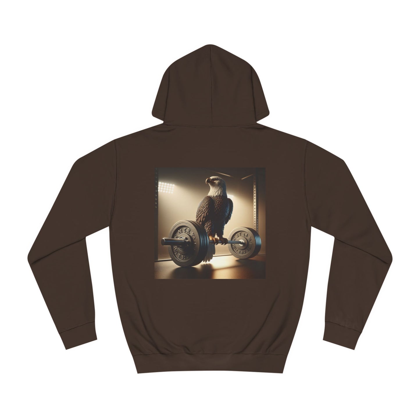 Sports Hoodie "Barbell Eagle" Print