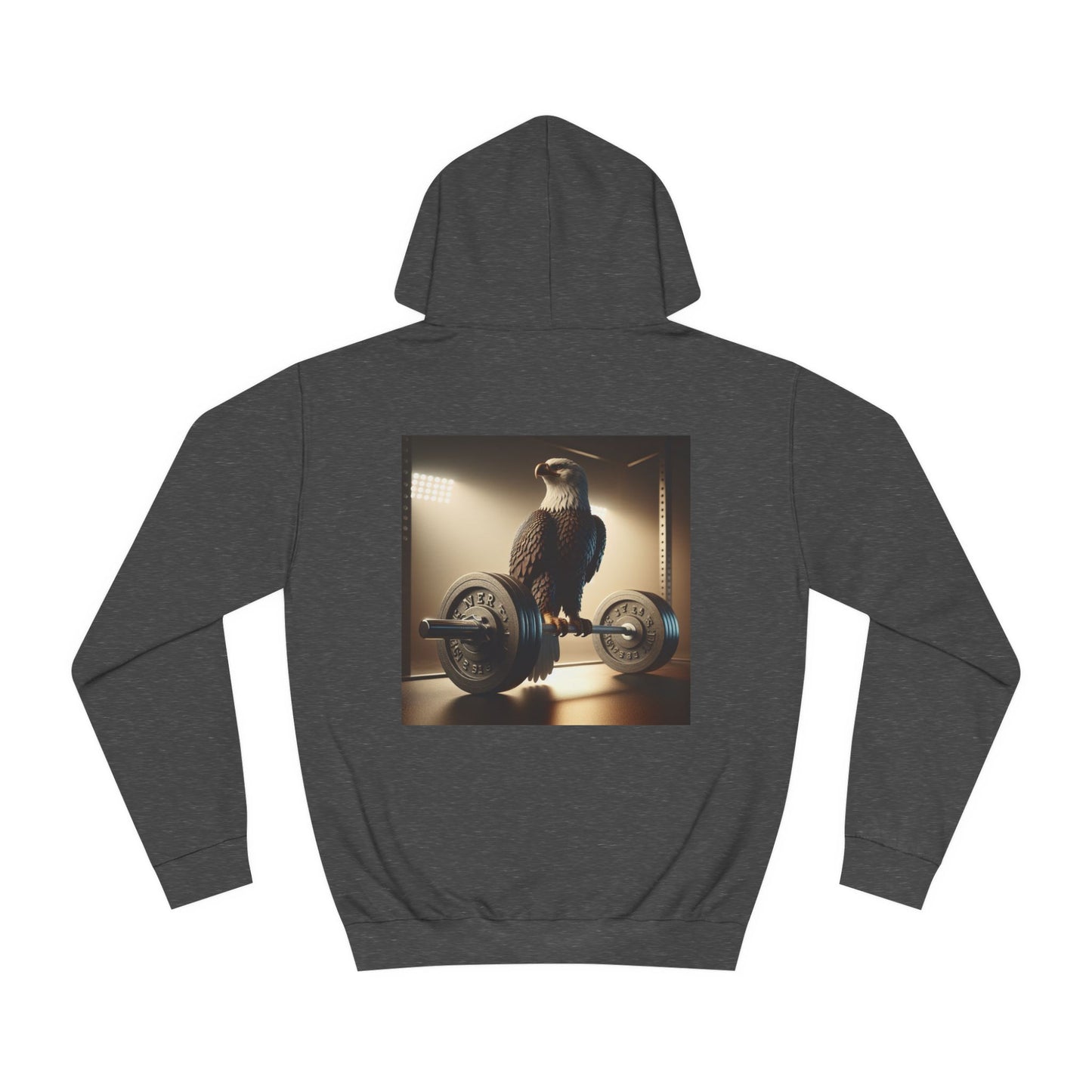 Sports Hoodie "Barbell Eagle" Print
