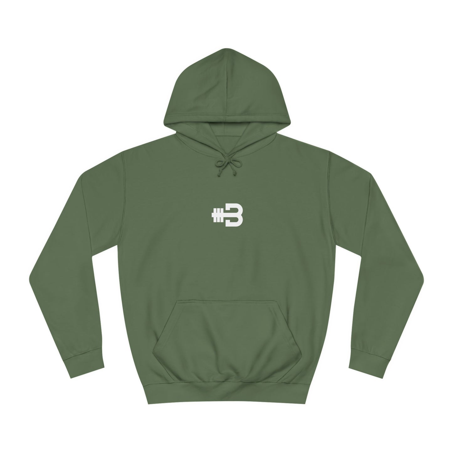 Sports Hoodie "Barbell Bear" Print