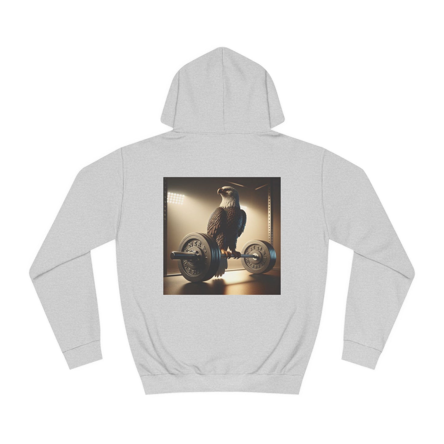 Sports Hoodie "Barbell Eagle" Print