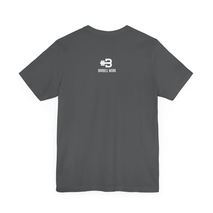 Short Sleeve T-shirt "Barbell Gorilla" Print